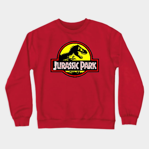 8-Bit Jurassic Park Crewneck Sweatshirt by IORS